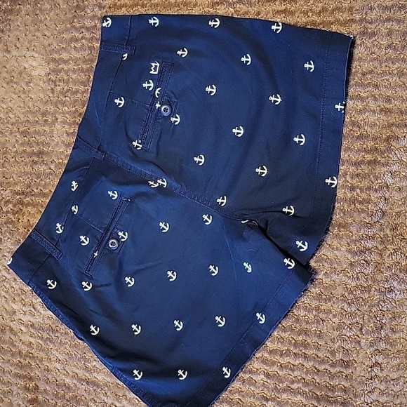🦋Crown & Ivy Carline nautical navy shorts - Picture 2 of 4